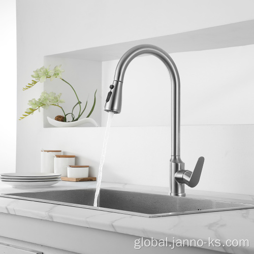 Pull-Out Faucet Hot&Cold Pull Out Stainless steel Sink Mixer Supplier